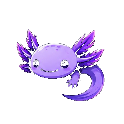 Axo, the Aztec Coders axolotl